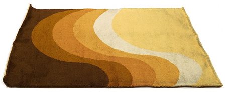 TAPPETO Tappeto Living Prod. Paracchi 1970 circa Etichetta di controllo...