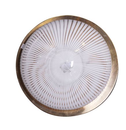 VENINI Plafoniera in vetro della serie Tessuto. Prod. Venini 1965 circa. diam...