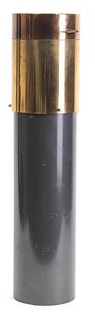 STILNOVO SP 22 Posacenere da terra in ottone zapponato e metallo laccato....