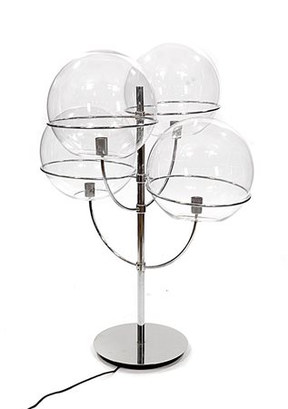 LAMPADA Lyndon Lampada da tavolo con stelo metallico e sfere in vetro. Prod....