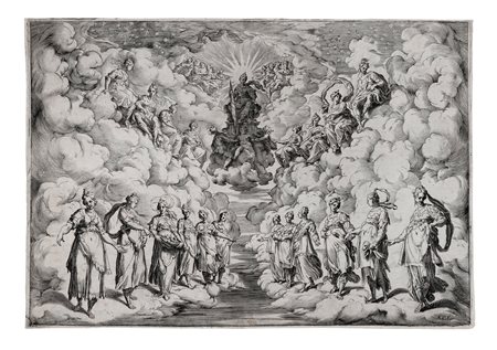 Agostino Carracci, L'armonia delle sfere. 1589-1592/1595.