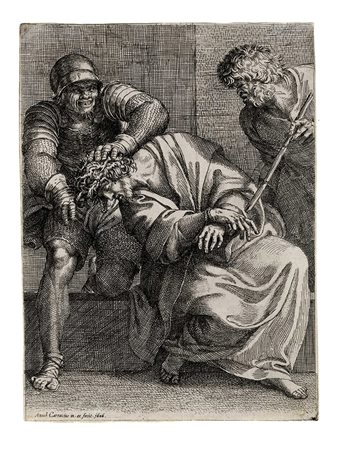 Agostino Carracci, La coronazione di spine. 1606.