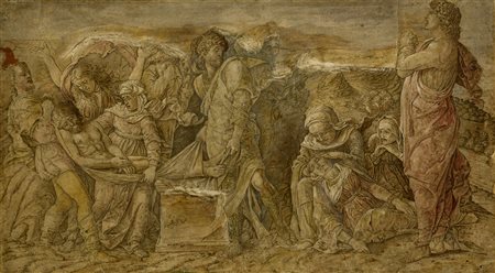 Andrea Mantegna, La deposizione nel sepolcro. 1475 ca.