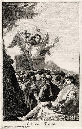 Giandomenico Tiepolo, S. Vicenzo Ferrerio. 1750 ca.