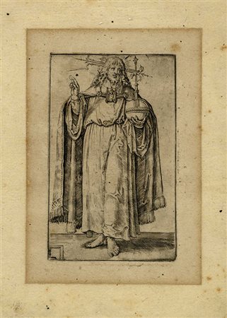 Lucas Van Leyden, Cristo, Paolo e i dodici apostoli. 1510 ca. [tiratura 1580-1606].