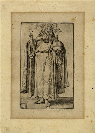 Lucas Van Leyden, Cristo, Paolo e i dodici apostoli. 1510 ca. [tiratura 1580-1606].