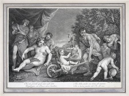 Joseph Wagner, Due scene bacchiche. 1763.