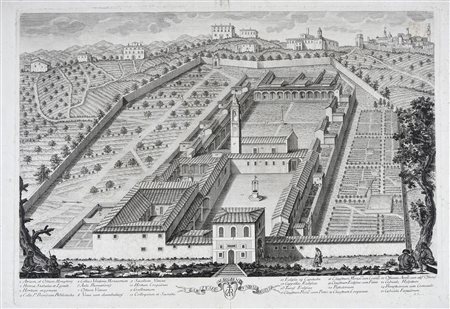 Raimondo Faucci, Cartusia Maggiani fundata MCCCXVI (Certosa di Maggiano). 1770.
