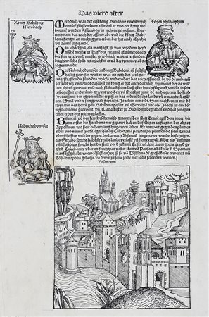 Hartmann Schedel , Bisancium / Bononia. Nuremberg: Anton Koberger per Sebald Schreyer e Sebastian Kammermeister, 1493. 