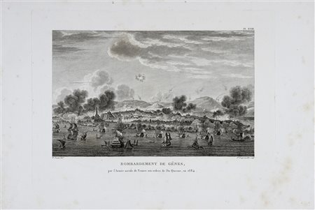 Autori vari, Lotto di sette incisioni a soggetto storico. 1788-1861.