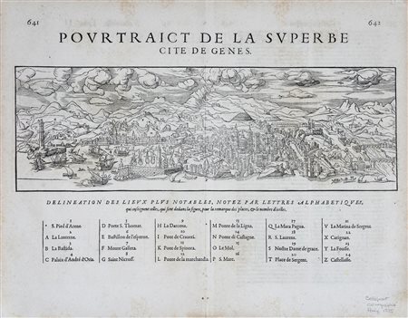 François Belleforest (de), Pourtraict de la Superbe Cite de Genes. Paris: Nicolas Chesneau et Michel Sonnius, 1575.