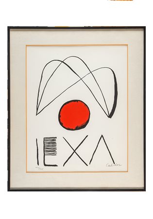 Alexander Calder, El circulo de pietra. 1971.