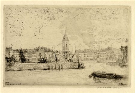 James Ensor, Vue d' Ostende. 1888.