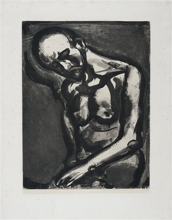 Georges Rouault, Le dur métier de vivre. 1922.