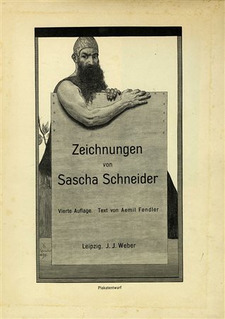 Sascha Schneider, Zeichnungen von Sascha Schneider. post 1896.