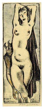 Michel Fingesten, Ex libris Kurt Börmel. 1932.