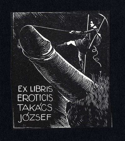 Autori vari, Corposo lotto composto di 628 ex libris erotici. 