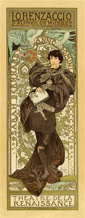 Alphonse Mucha, Lorenzaccio. 1896.