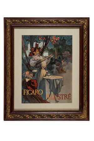 Alphonse Mucha, Copertina di Figaro Illustré. Numero natalizio. Paris 1897.