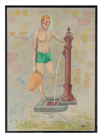 Guglielmo Janni, Alla fontanina di Roma. 