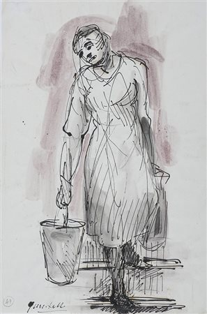 Quinto Martini, Nucleo composto di 40 disegni su 39 fogli. 1940-85.