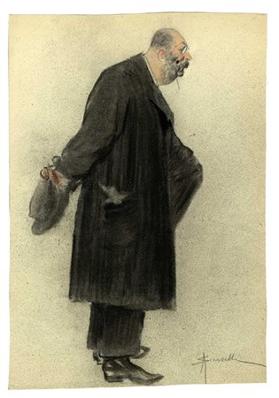 Adolfo Scarselli, Vittorio Alinari. Lotto composto di 2 disegni. 1930.