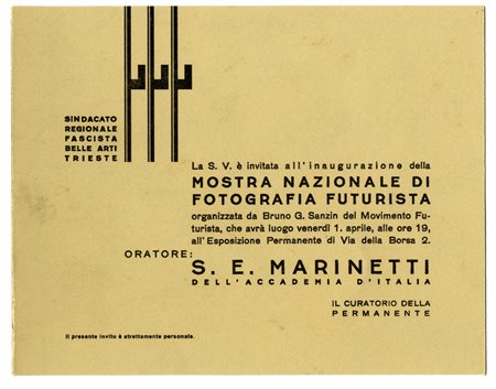 Anonimo futurista, Il Duce sta benissimo. Italia fascista. 