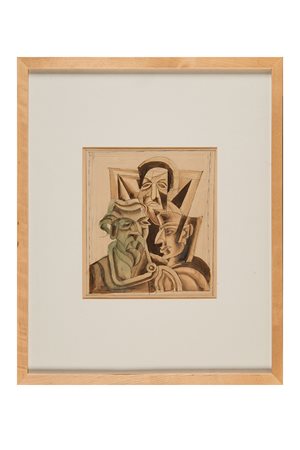 Fortunato Depero, Tre anonimi di paese. 1942-43.
