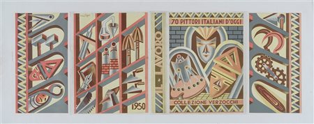 Fortunato Depero, Il lavoro. 1950.