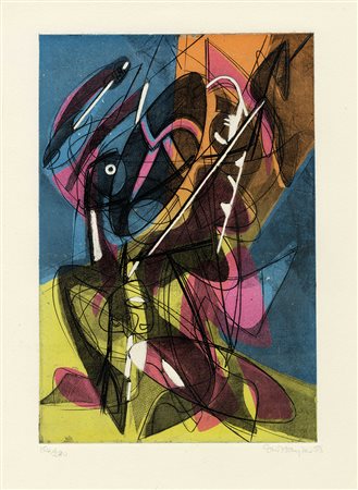 William Stanley Hayter, Lotto composto di 2 incisioni. 1953-63.