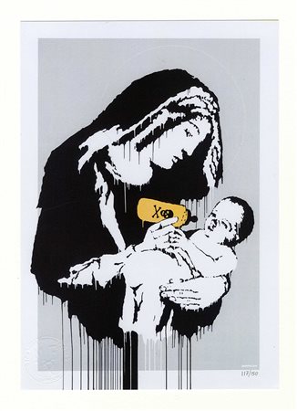 Banksy  [da], Virgin Mary (Toxic Mary). 