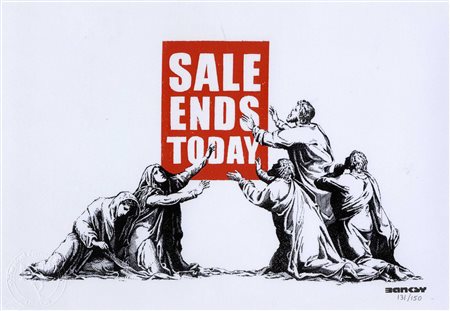 Banksy  [da], Sale ends today. 