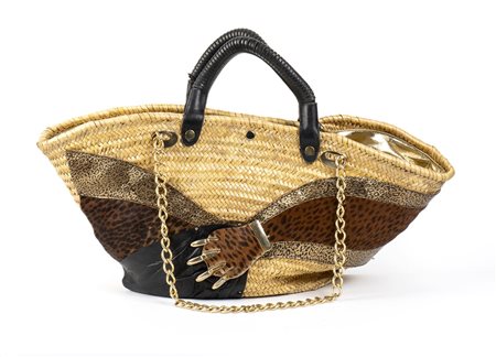 Enzo of Roma - Maxi borsa in midollino