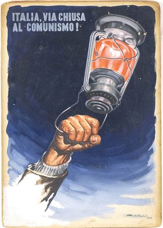 Berthelet  - Bozzetto per manifesto politico