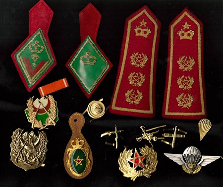 Marocco  - Lotto di spalline e distintivi