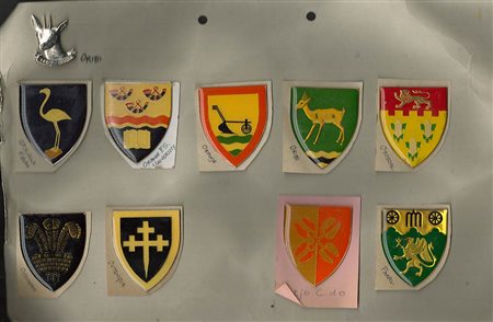 Sud Africa - Lotto di 50 scudetti smaltati