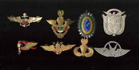 Sud America - Lotto di 8 distintivi