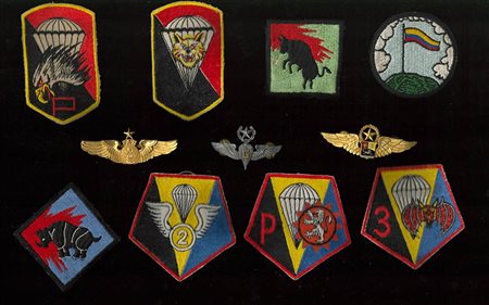 South America (Venezuela?) - Lotto di 3 brevetti e 8 patches