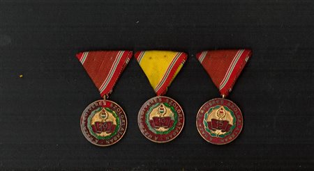 Ungharia  - Lotto di 3 medaglie