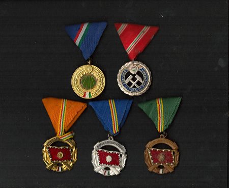 Ungharia  - Lotto di 5 medaglie