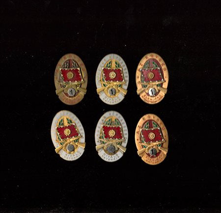 Ungharia - Lotto di 6 distintivi