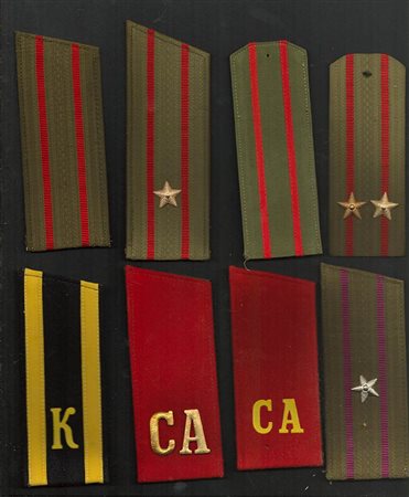 URSS - Lotto di 20 coppie di controspalline e 15 singole