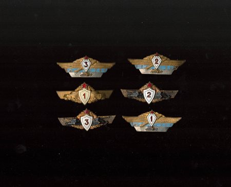 URSS - Lotto di 6 distintivi