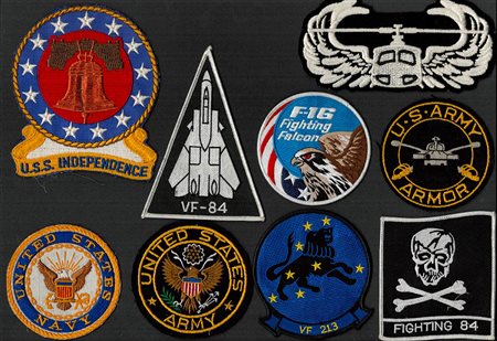 USA - Lotto di 14 patches di grande formato