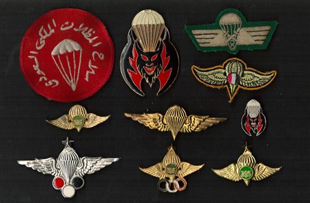 Stati di Penisola Arabica - Lotto di 10 distintivi da paracadutista