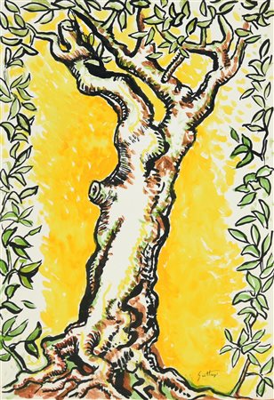 Renato Guttuso (1911 - 1987) DA "I TAROCCHI", 1972 china e tempera su...