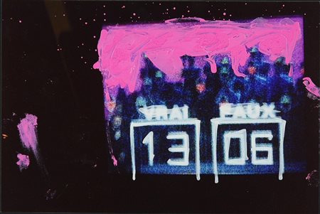 Mario Schifano (1934 - 1998) SENZA TITOLO fotografia ritoccata a smalto, cm...