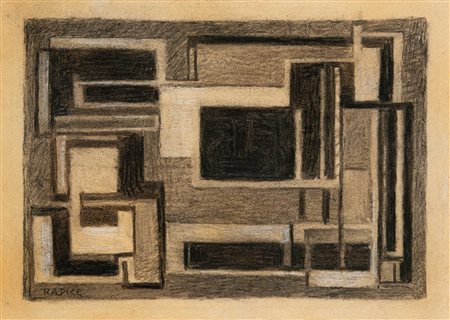 Mario Radice (Como 1898 - Mailand/Milano 1987) Studio eseguito per la casa...