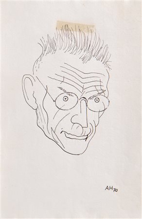 Adolf Hoffmeister (Prag/Praga 1902 - Ricky 1973) Samuel Beckett, 1970;China...