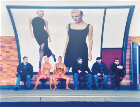 Fasoli m.e.m Spazio interattivo n 77/3, 1998;Fotografia a col. su alluminio,...